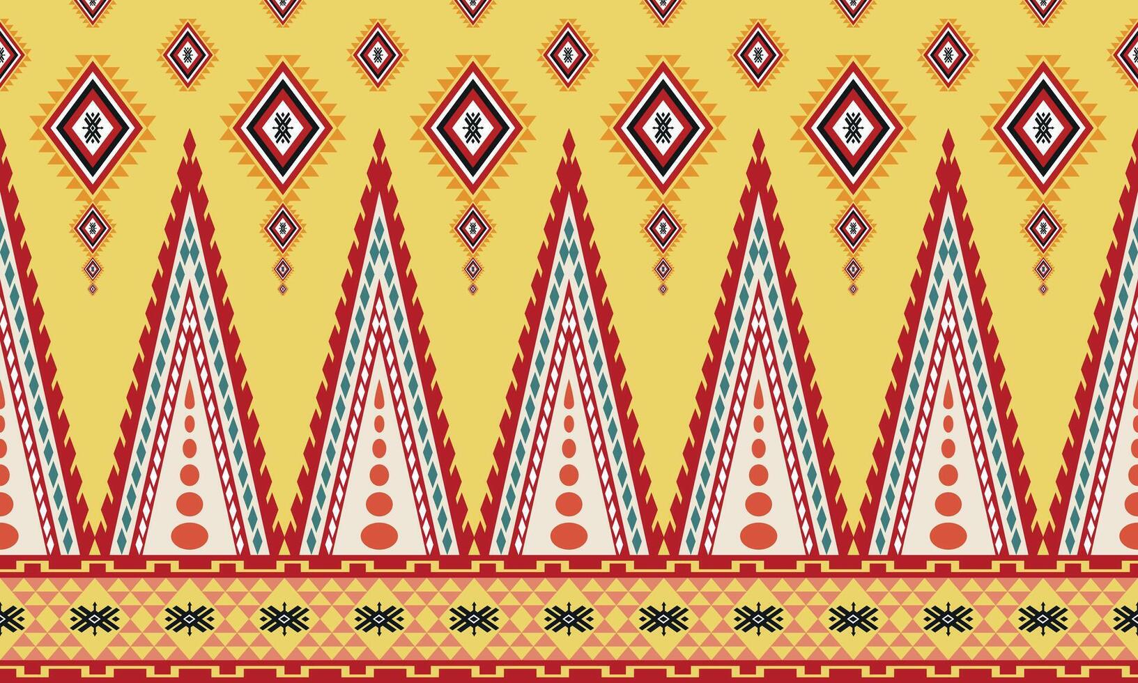 abstract ethnic art.seamless pattern in tribal,folk embroidery,and Mexican style. Aztec geometric art ornament print.Design for carpet,cover.wallpaper,wrapping,fabric,clothing. vector