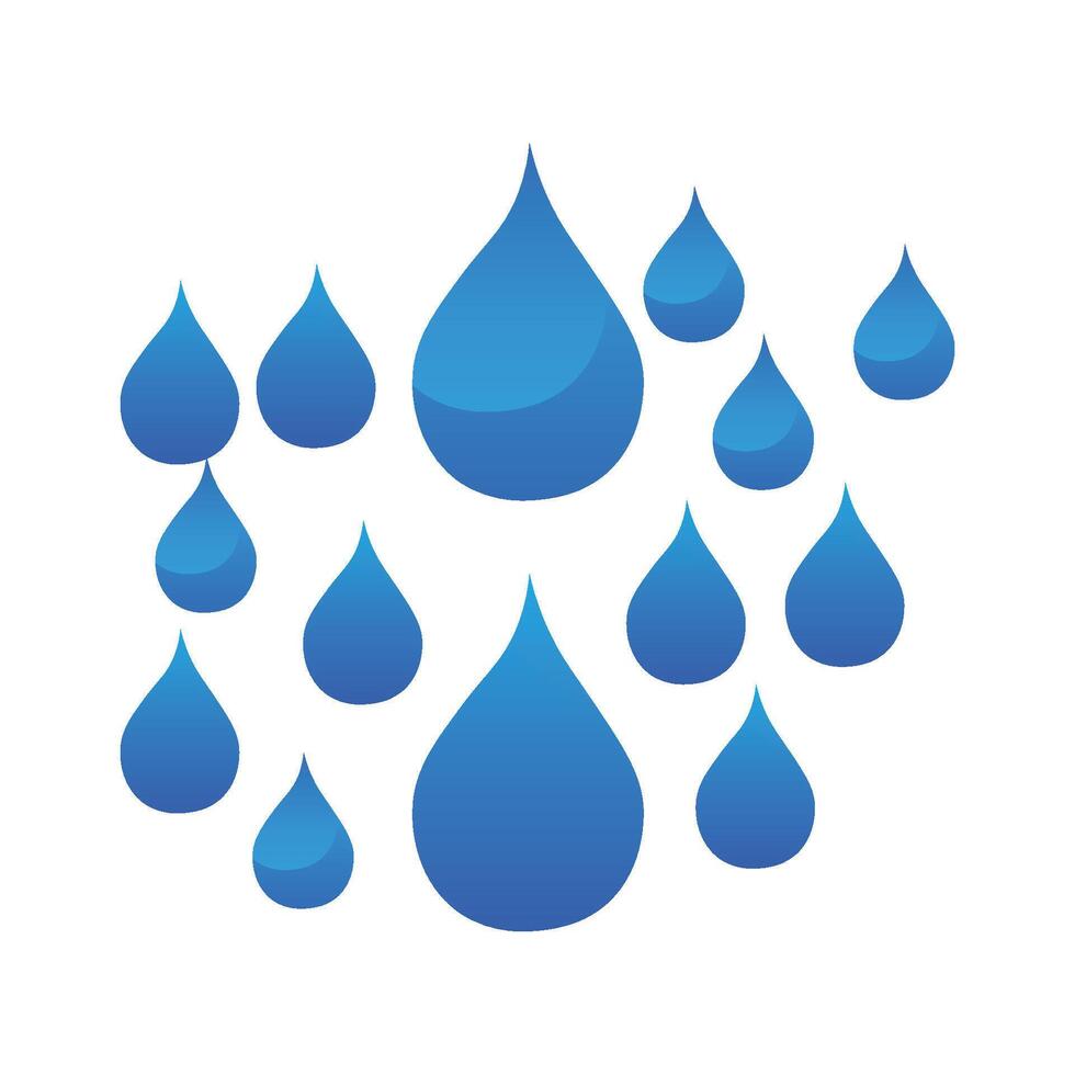 water drop icon design vector