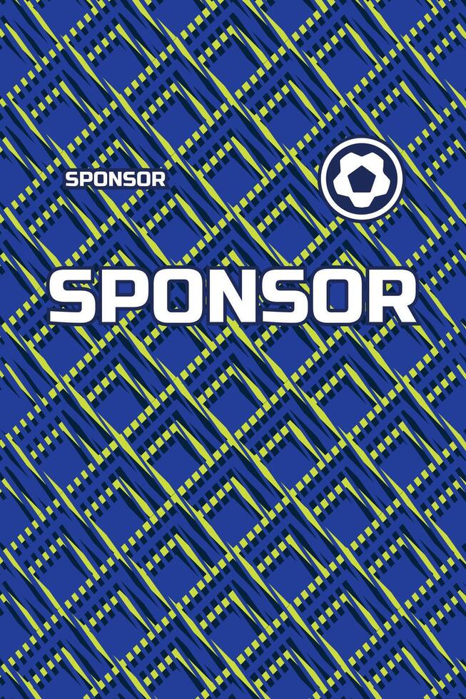 Sublimation printing for football jersey vector