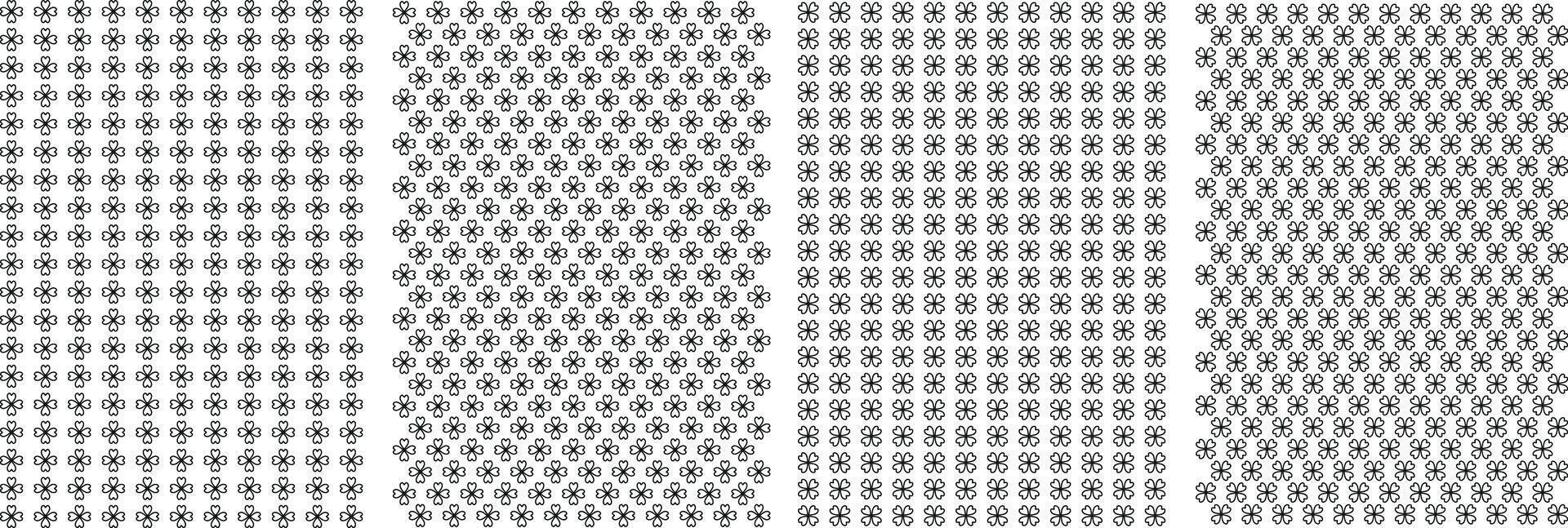 Seamless Abstract Pattern Background, Modern Textile Pattern Set For Fabrics. vector