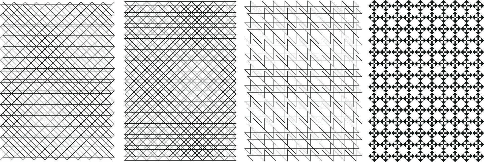 Seamless Geometric Abstract Pattern Background. vector