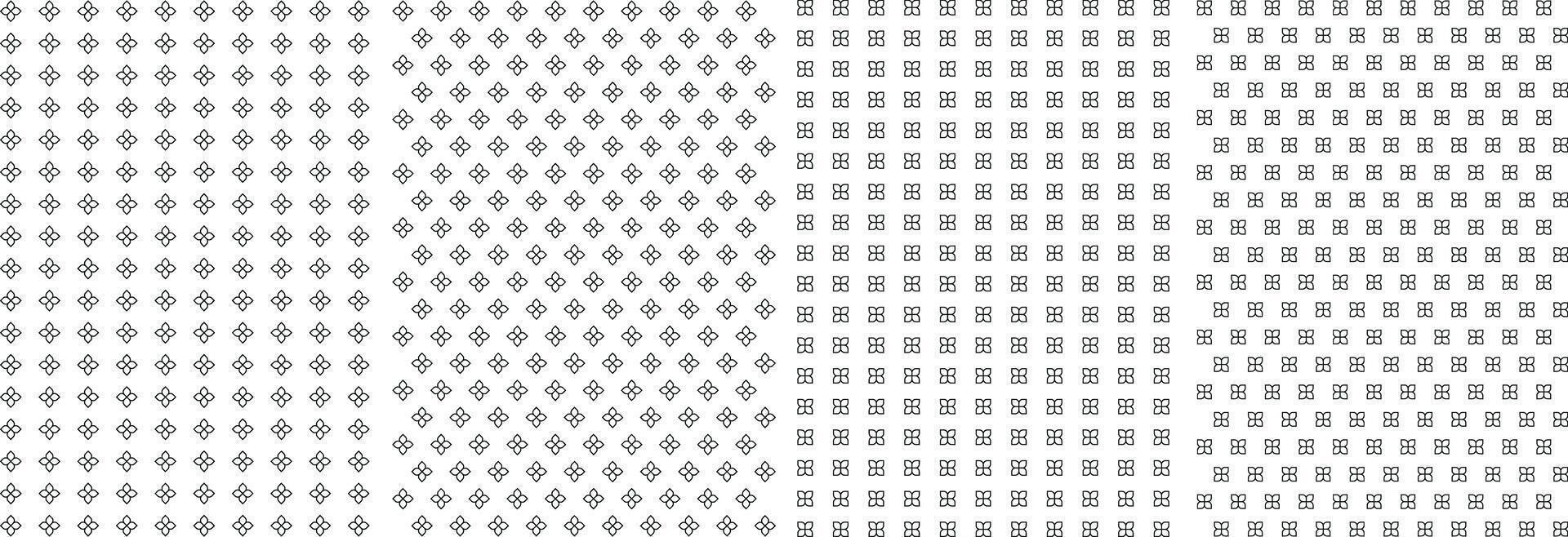 Seamless Geometric Pattern Background, Unique Endless Gray and White Prints, Modern Textile Pattern Set For Fabrics. vector
