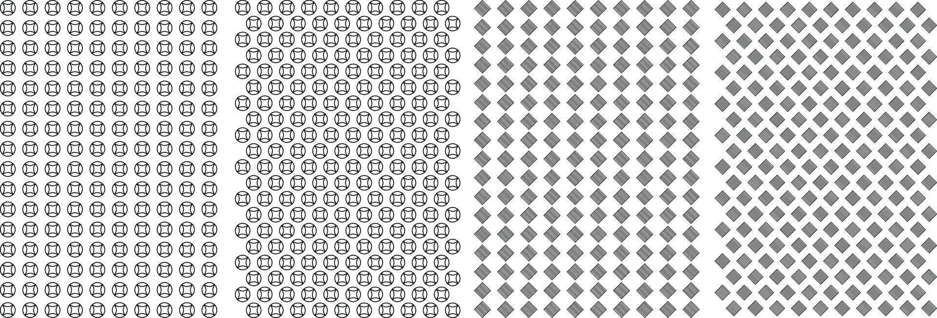 Seamless Geometric Pattern, Modern Textile Pattern Set For Fabrics. vector