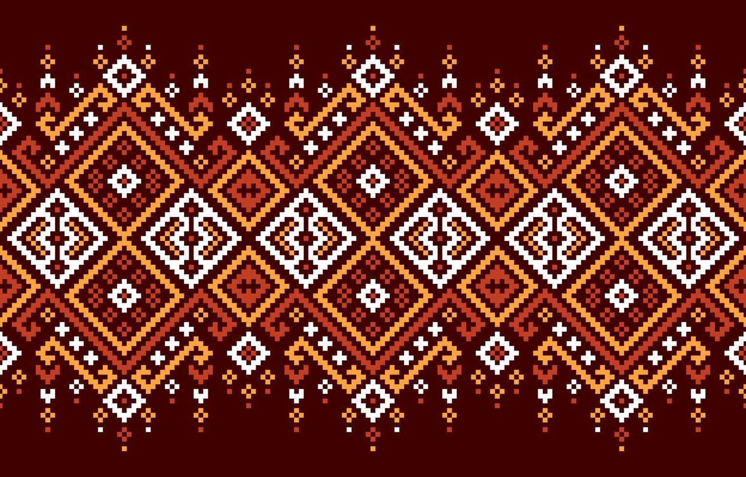 Embroidery pattern geometric design. Ethnic pattern. Design by retro, geometric, wallpaper, graphic, indian, fabric, colorful, ornament, african and fabric printing business. vector