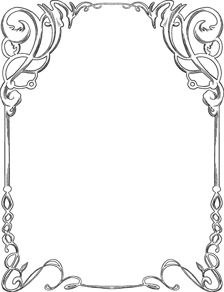 Royal pattern border and frame illustration vector