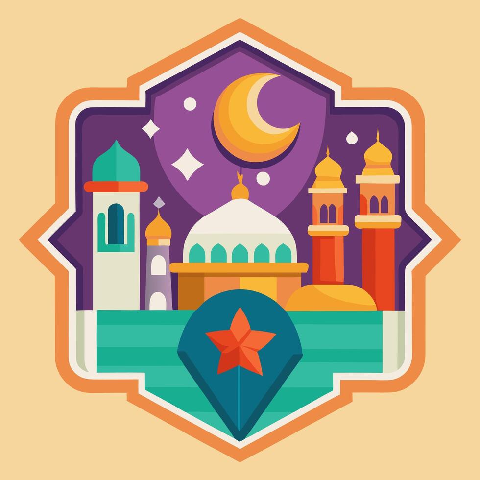 Ramadan Heritage Icons Collection vector
