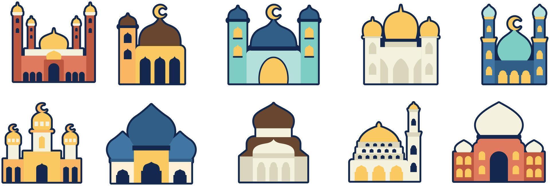 Islamic Mosque Illustration vector