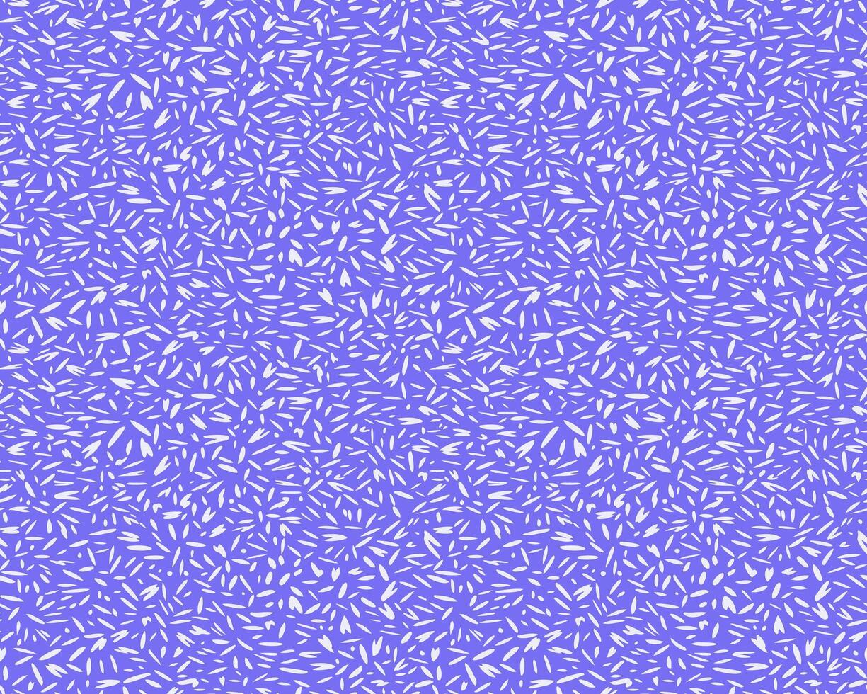 Abstract spotted seamless pattern. Simple violet background with organic shapes, drops, spots, circles, snowflakes. Hand drawn minimalist forms texture print vector