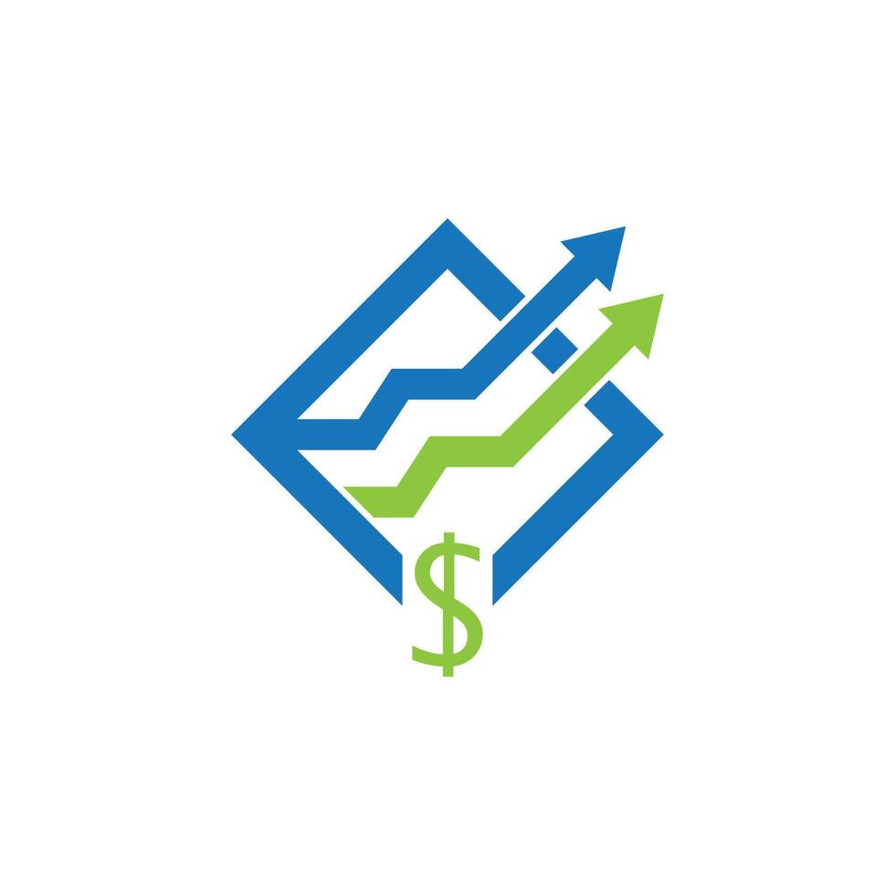 Business finance and Marketing logo illustration design vector