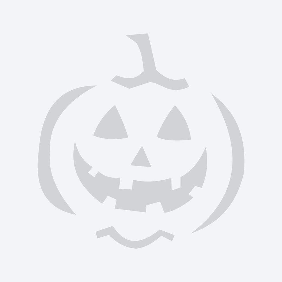 Pumpkin stencil design vector