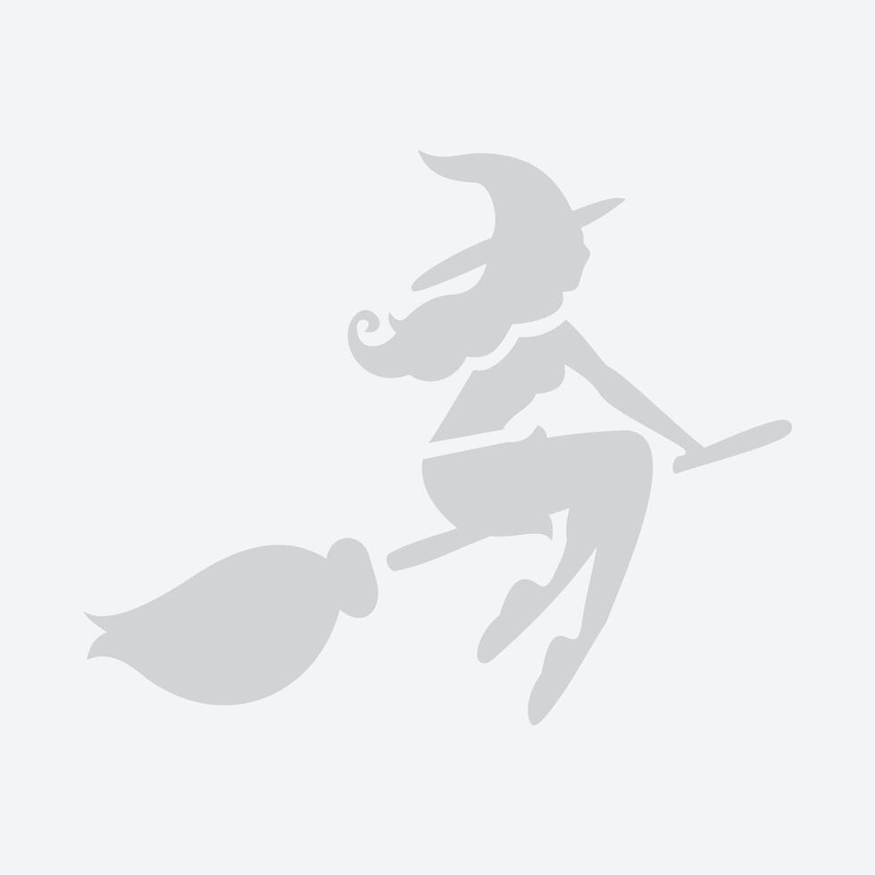 wicth stencil design vector