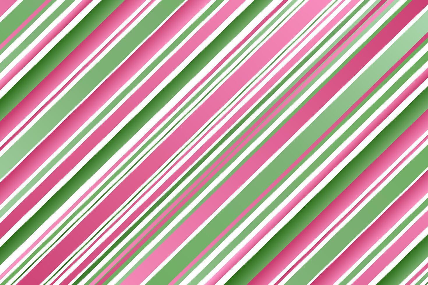 Candy cane background. Pink and green diagonal stripes background vector