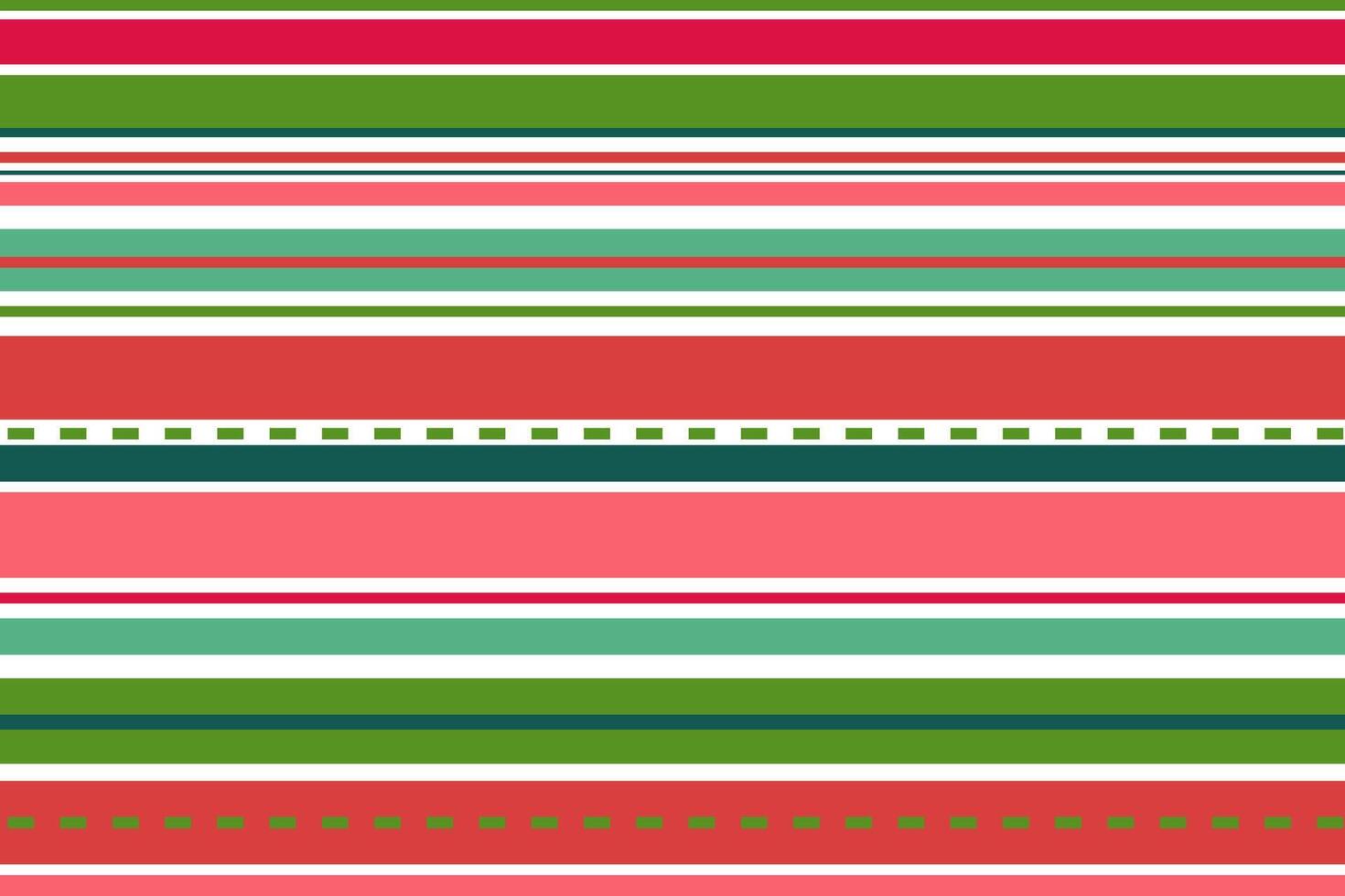 Candy cane background red and green horizontal stripes background vector