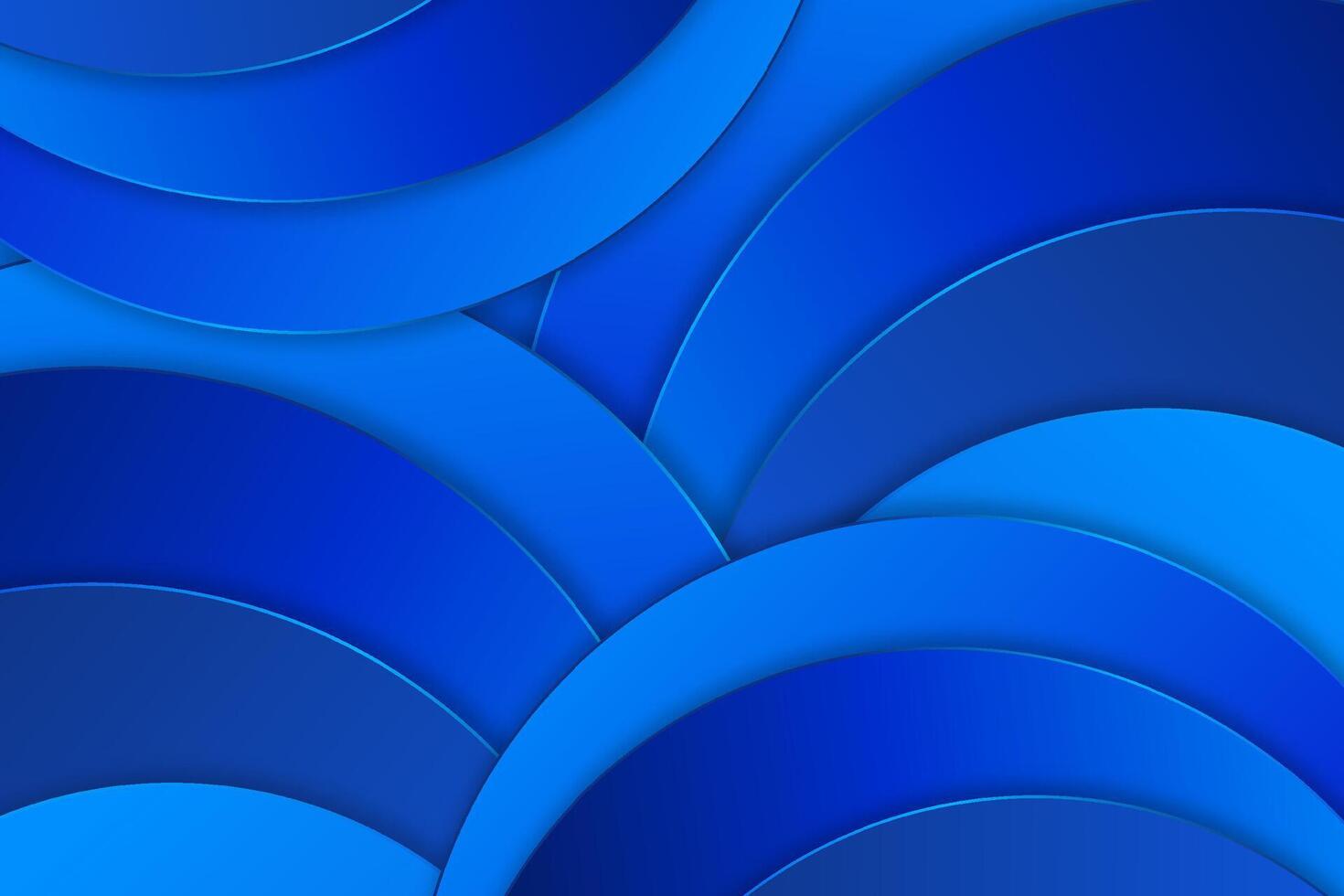 Gradient blue circles abstract background. Business background with stacked blue circles vector