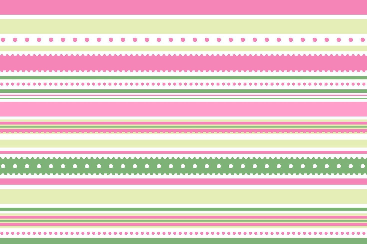 Candy cane background pink and green horizontal stripes background vector