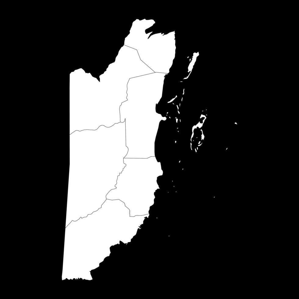 Belize map with administrative divisions. vector