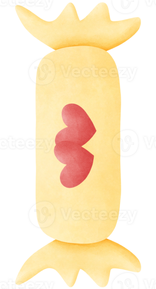 Candy yellow love png