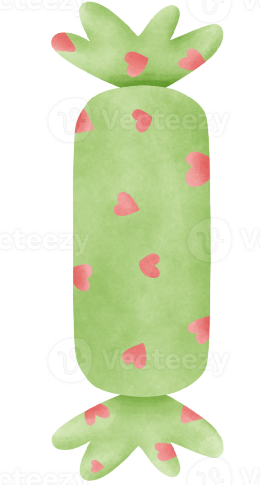 Candy green love png