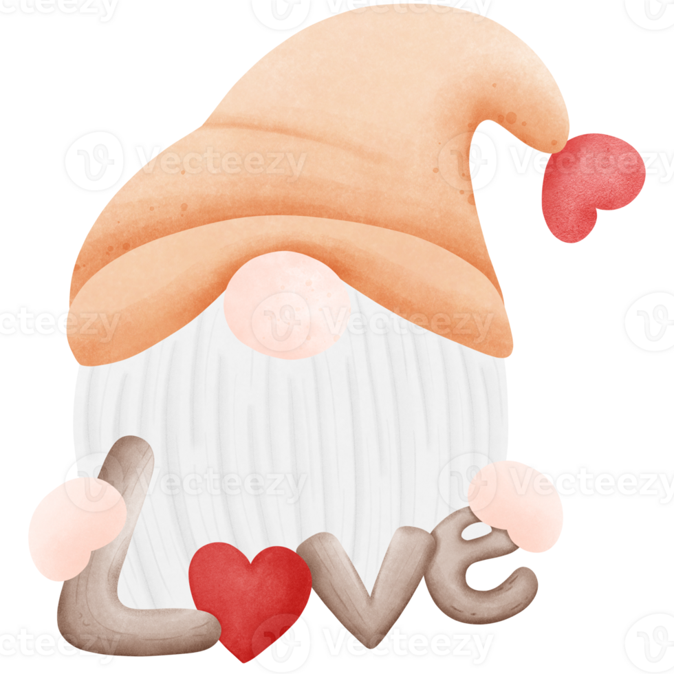 Gnome and chocolate love png