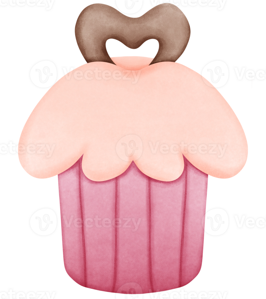 Cupcake vanilla chocolate png