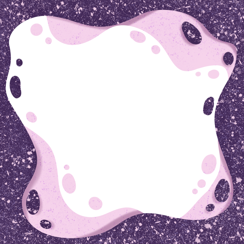 Abstract Border Frame Purple Background png