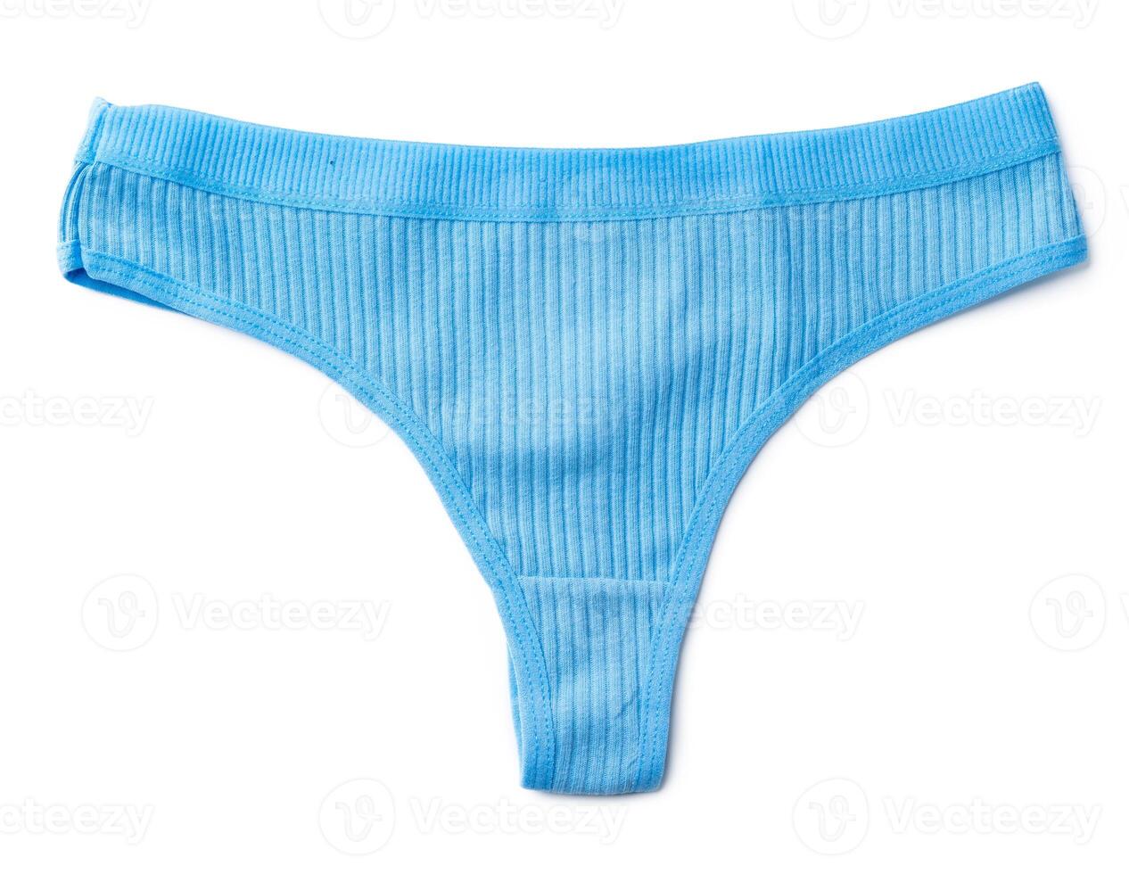 String female panties isolated on white background. photo