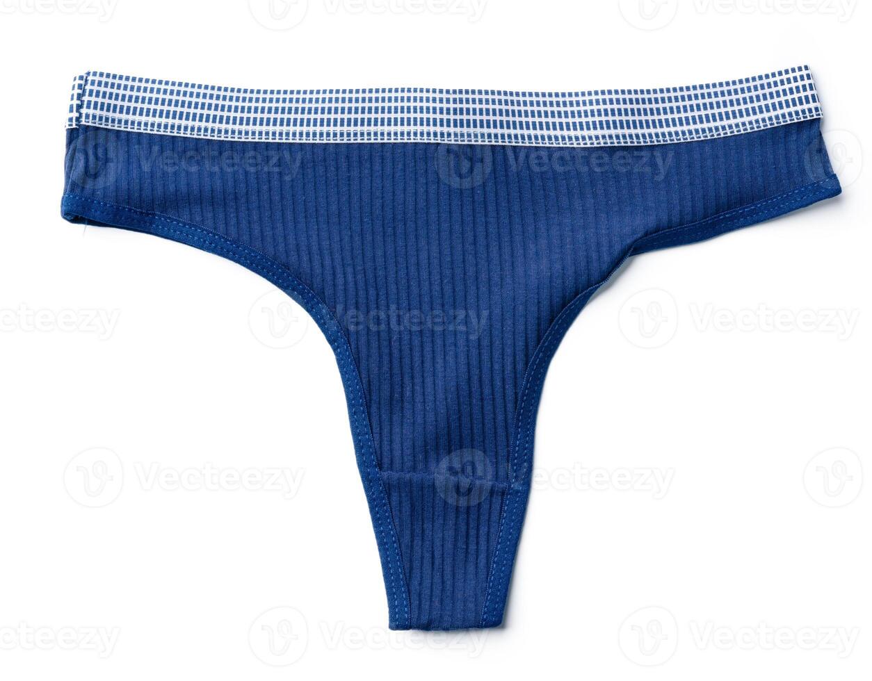 String female panties isolated on white background. photo