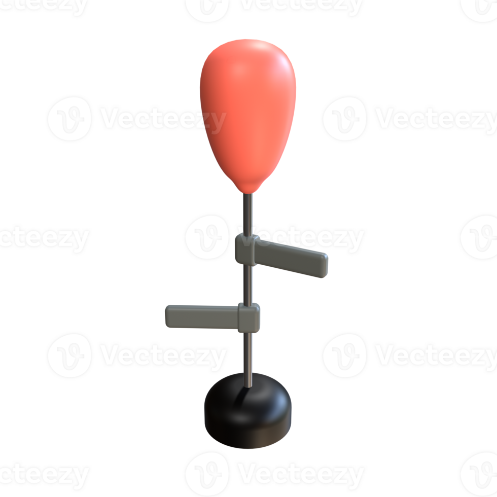 3D Ilustration Standing Speed Bal png