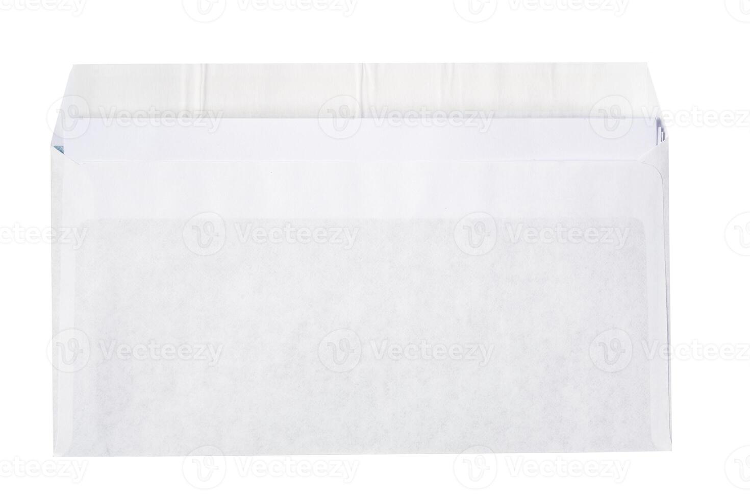 White envelope C4 isolated background. top view photo