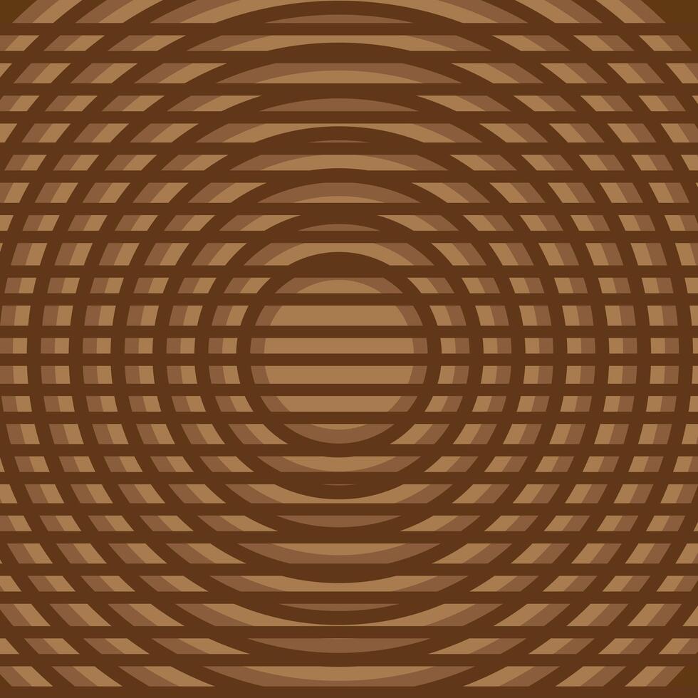 Brown and beige geometric pattern vector