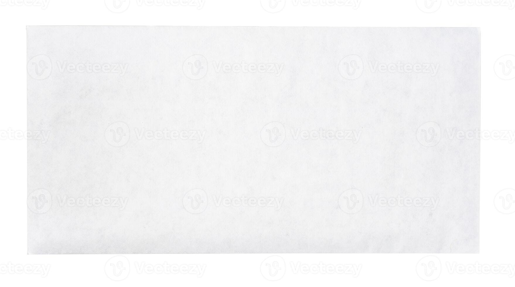 White envelope C4 isolated background. top view photo