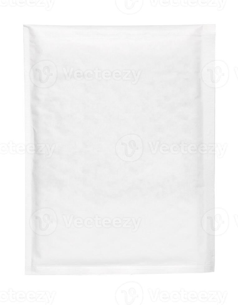 White envelope C4 isolated background. top view photo