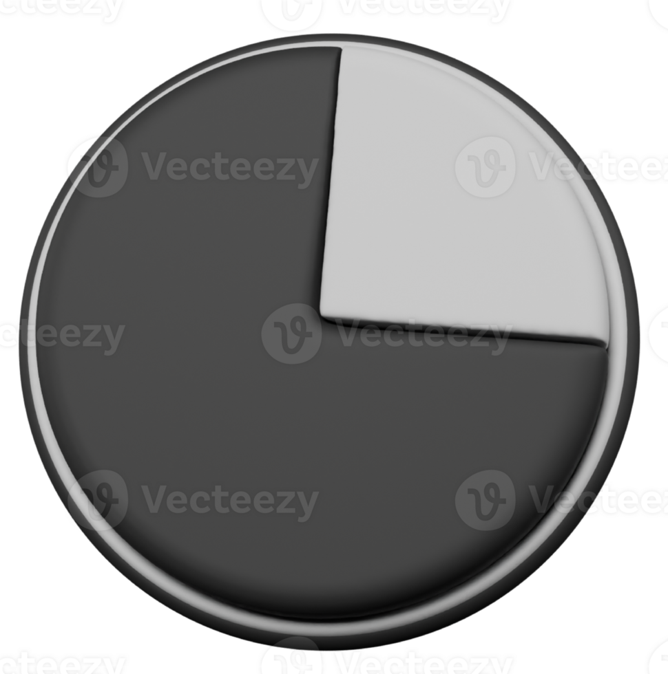 chart 3D render icon png