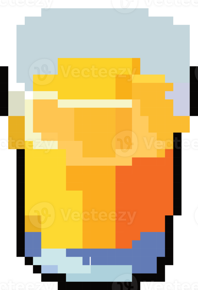small glass of orange juice png