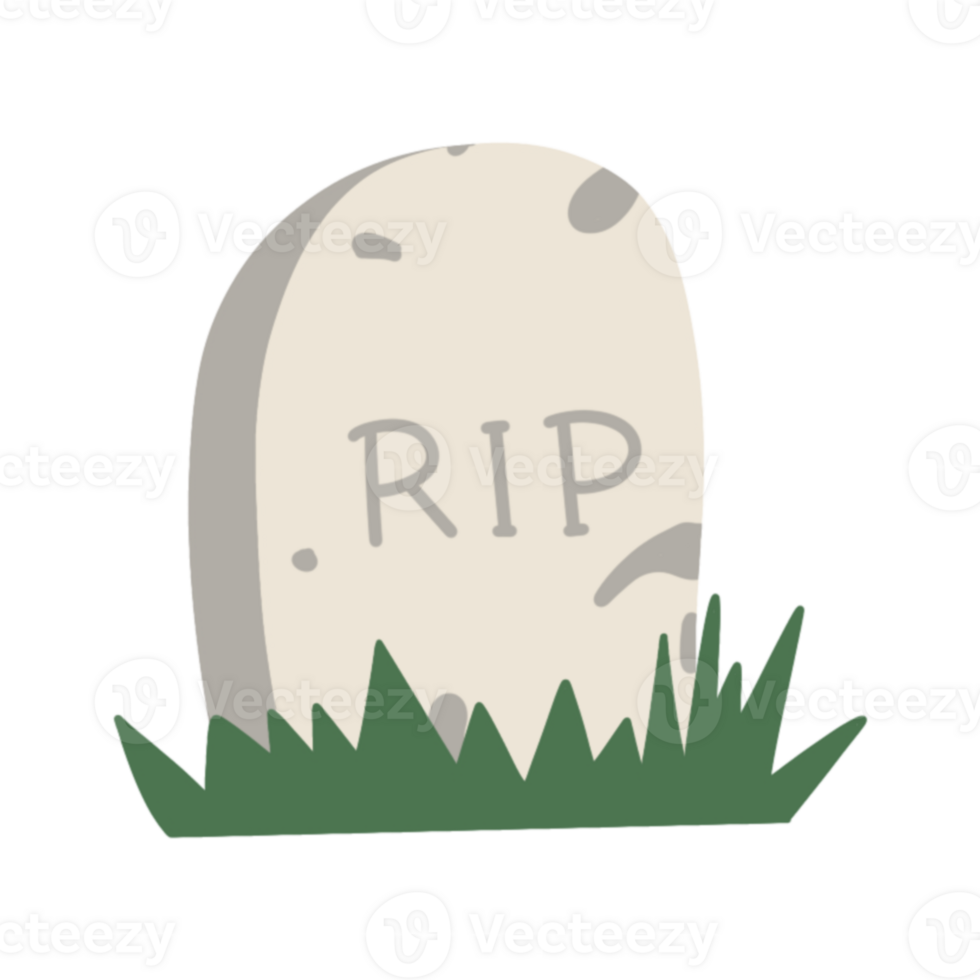Cemetery Halloween illustration isolated on transparent background png