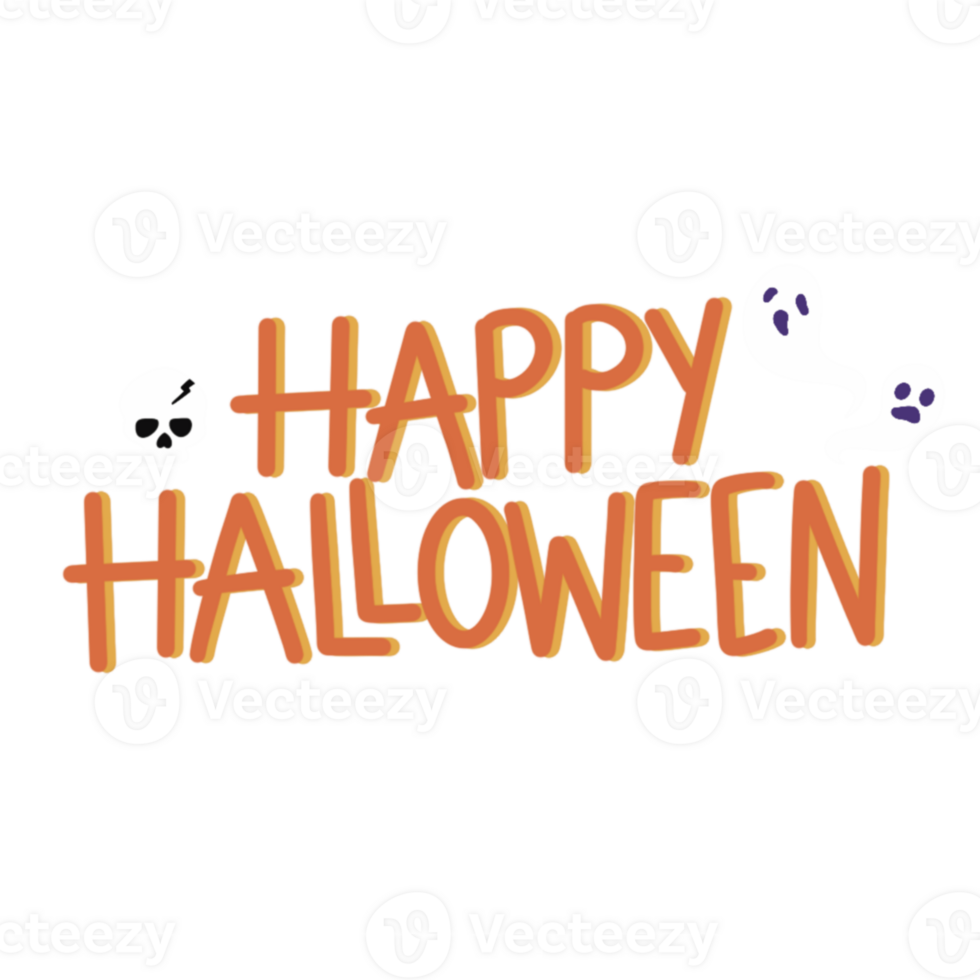 Happy Halloween illustration png