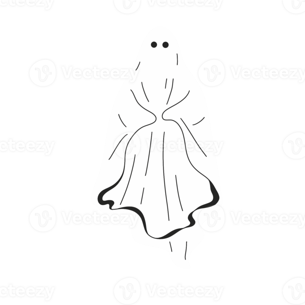 Ghost Halloween illustration png