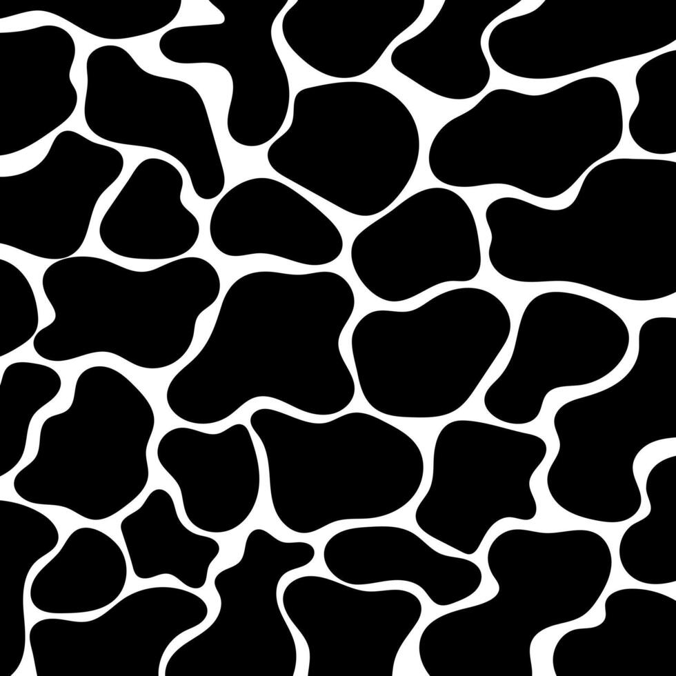 Cow print pattern abstract for printing, cutting, stickers, web, cover, wall stickers, home decorate and more. vector