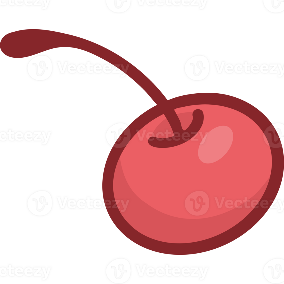 One ripe cherry png