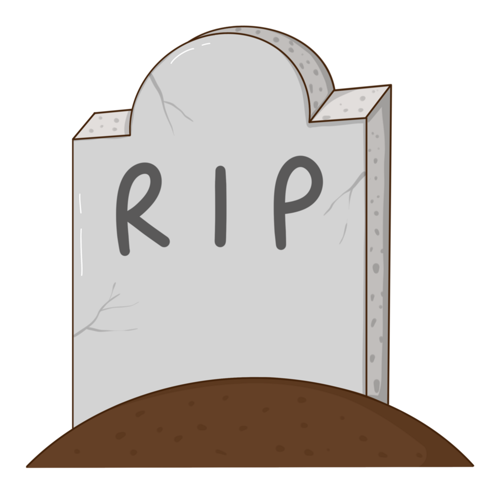 RIP grave halloween png