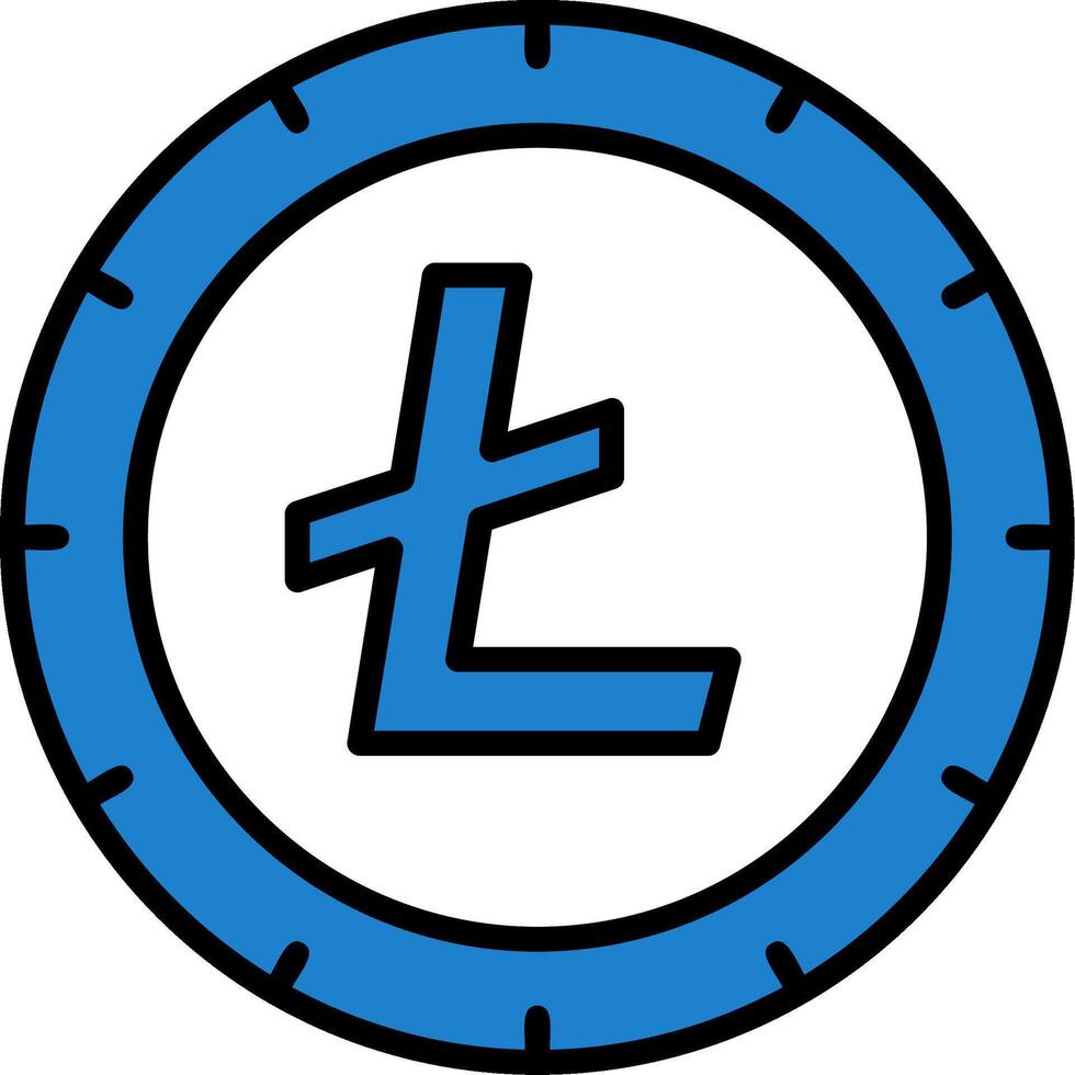 Litecoin Icon Design Symbol vector
