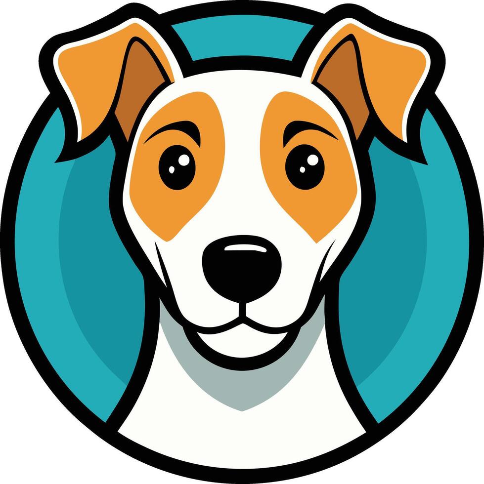 Dog logo design template vector
