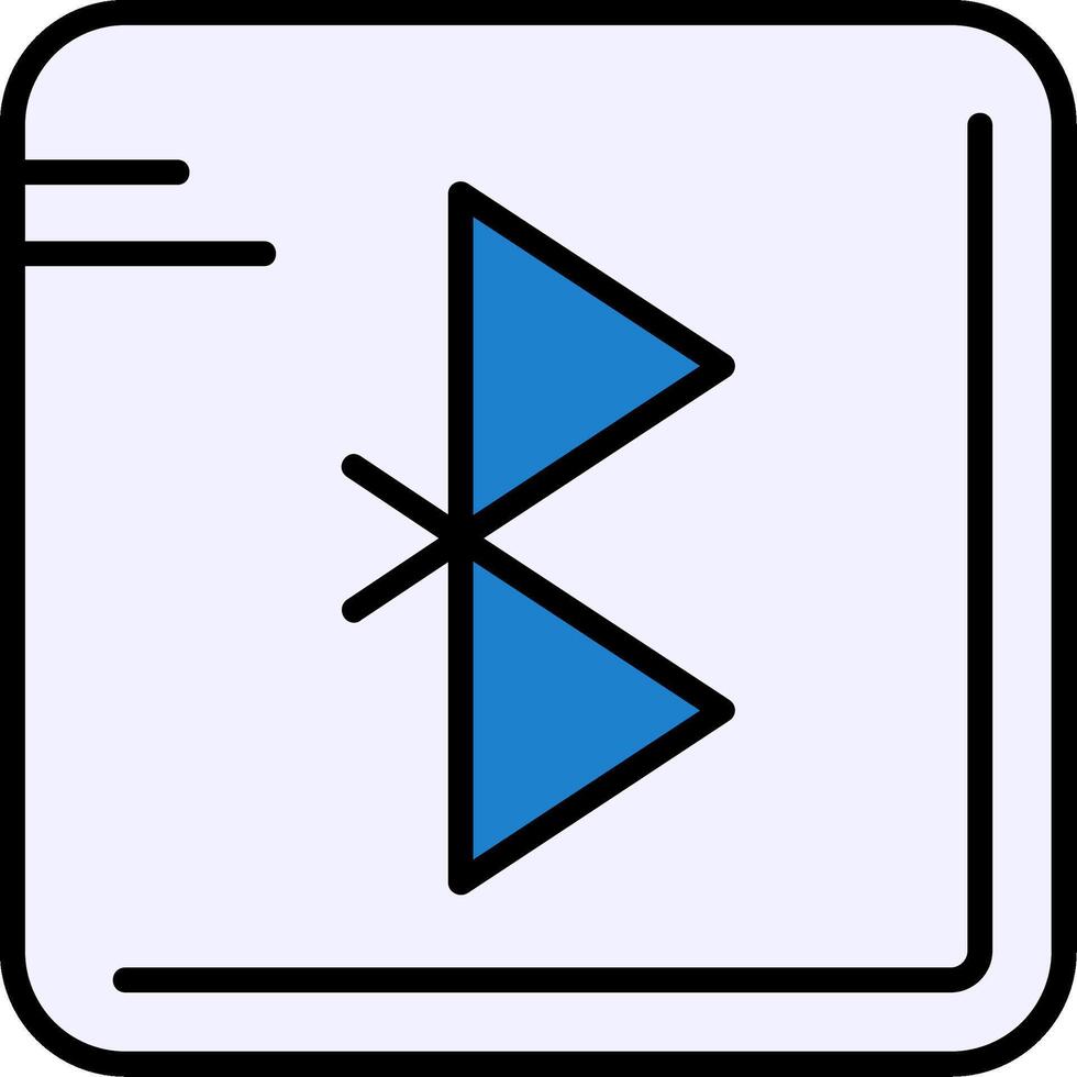 Bluetooth Icon Design vector