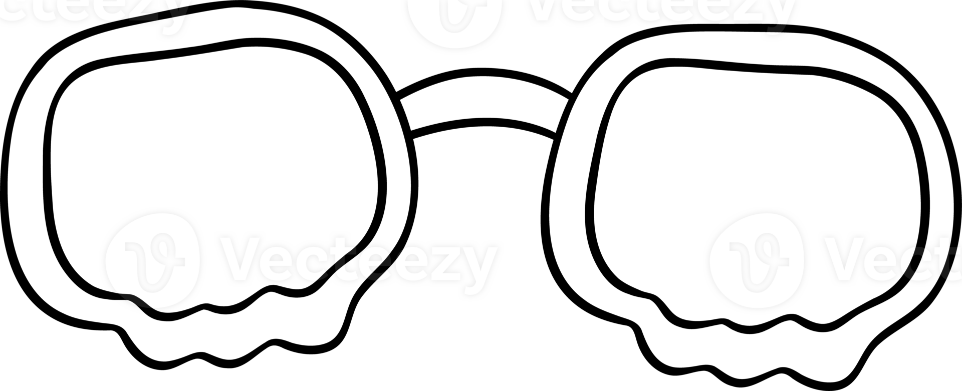 Cute Halloween skull glasses Girly Coquette Cartoon png