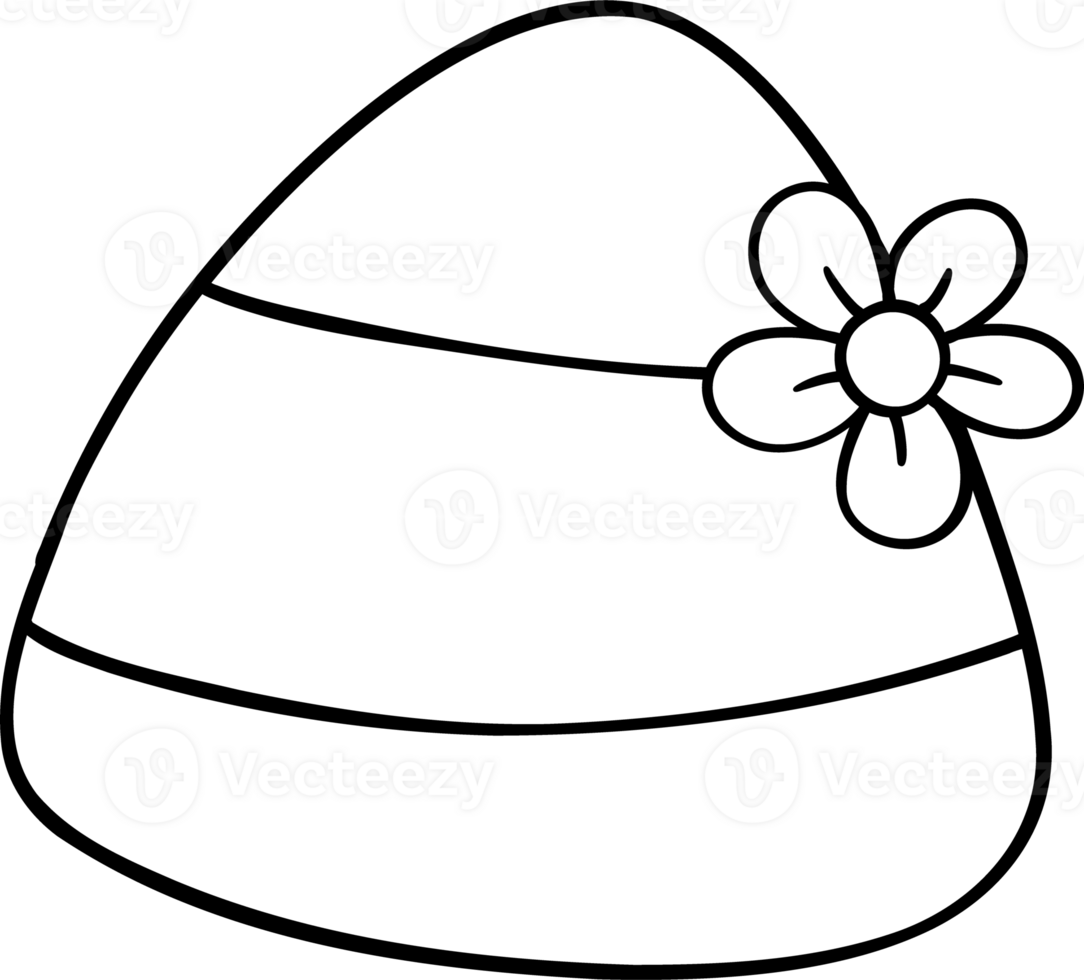 Cute Halloween candy corn Girly Coquette Cartoon png