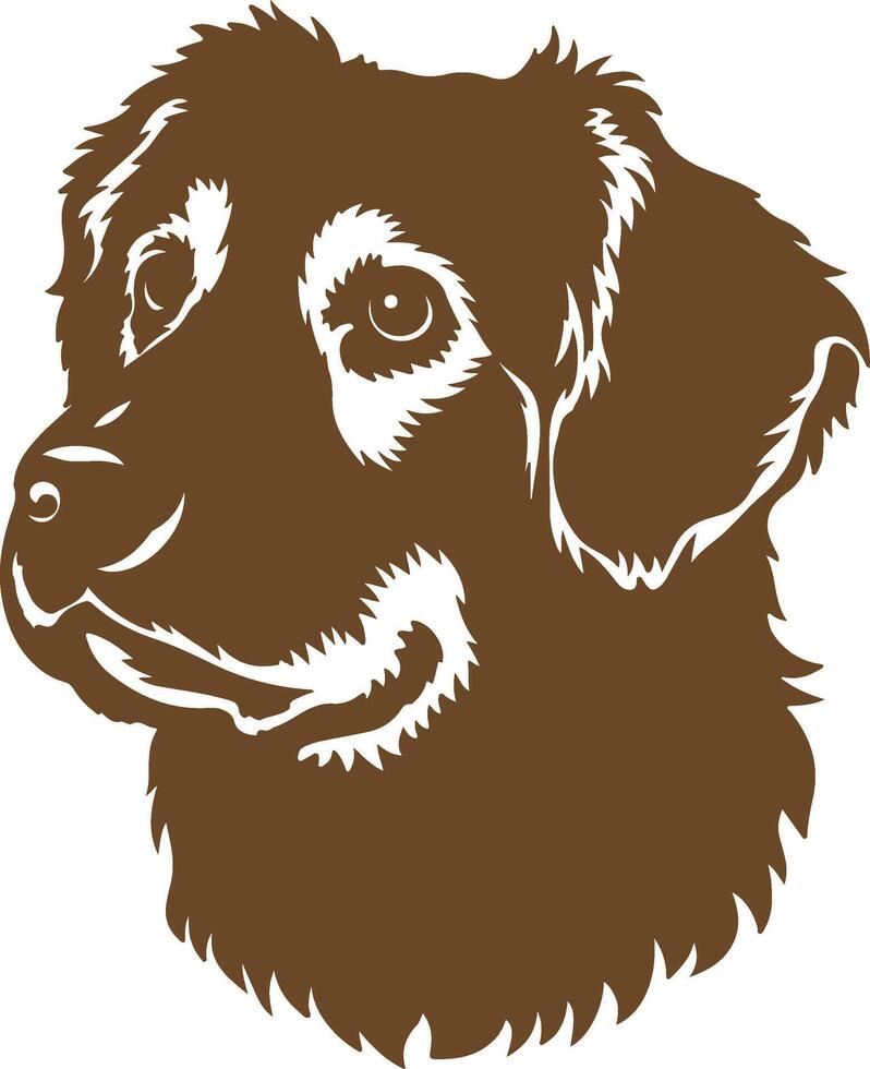 Cute dog art vector