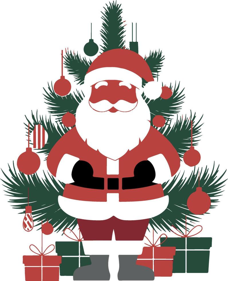 Santa Claus Cartoon Icon vector
