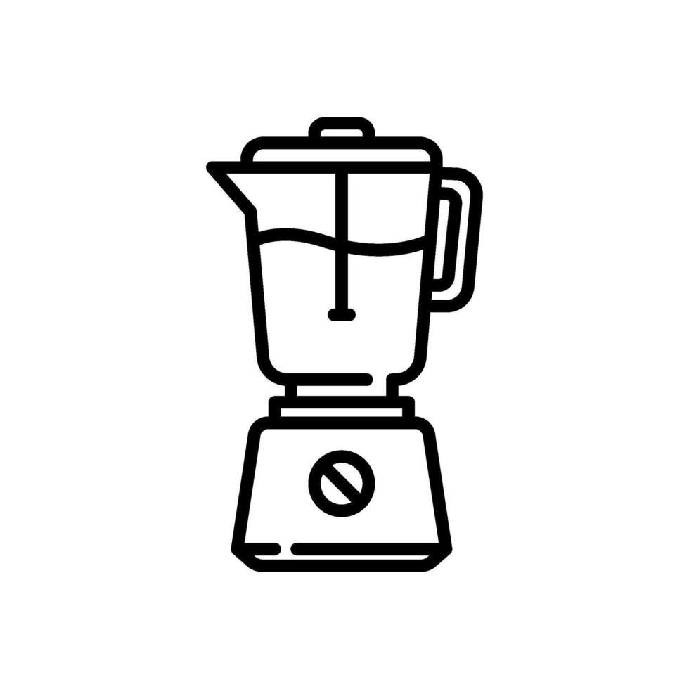 blender icon in line style vector