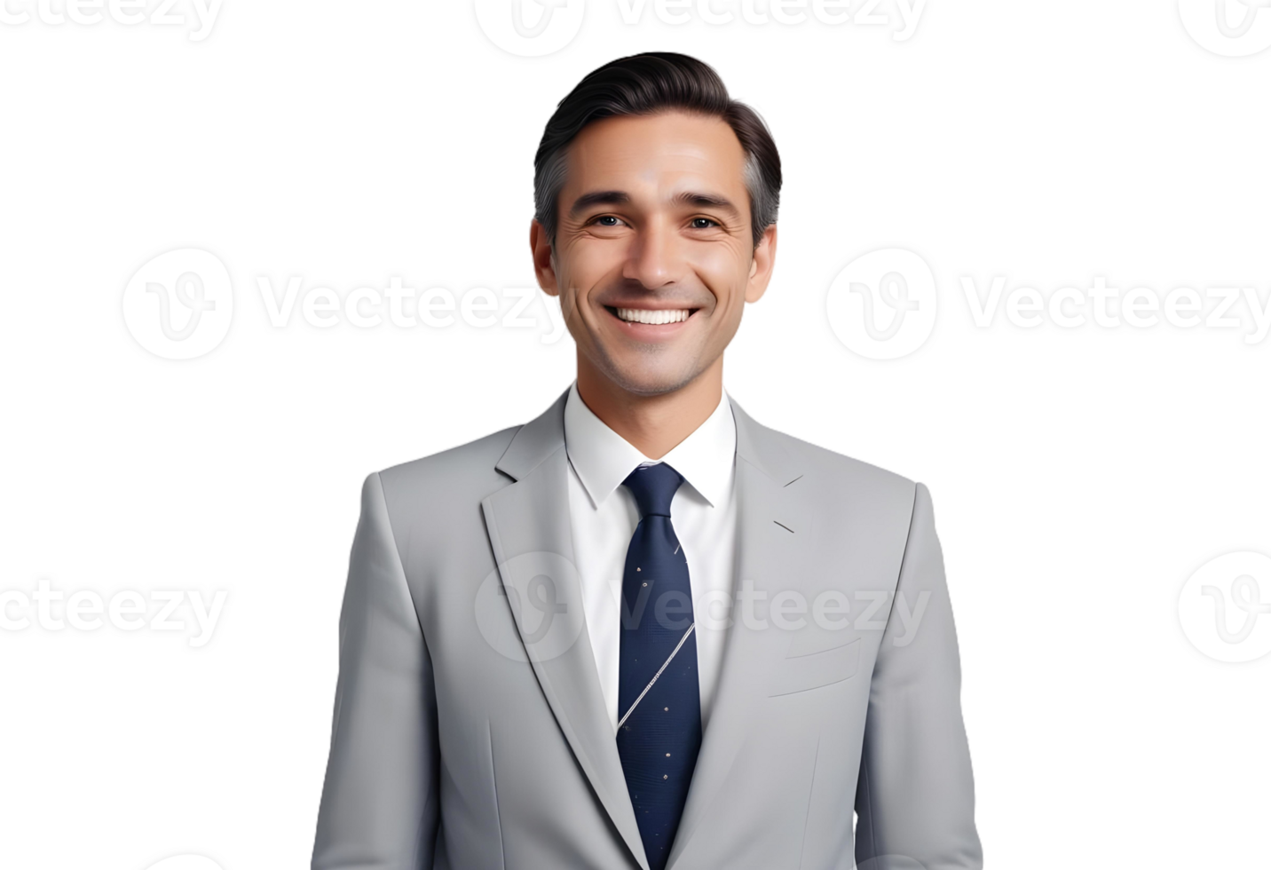 businessman stand with smile face fully confidently png