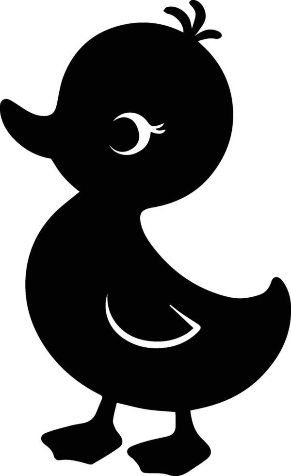 A baby duck background vector